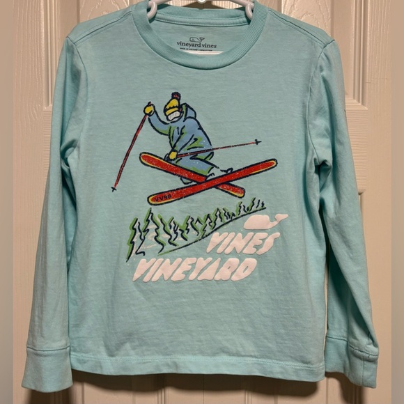 Vineyard Vines Boys Ski Jump Long Sleeve Tee - Picture 1 of 6